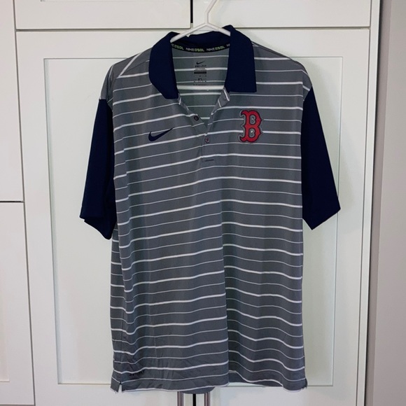 Nike DriFit MLB Polo/Golf Shirt - Boston Red Sox - Picture 1 of 6
